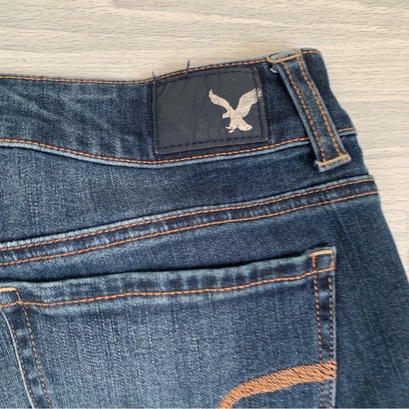 American Eagle Denim Shortie Cutoff Jean Shorts - Picture 4 of 6